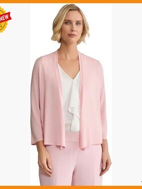 Lightweight 3/4 Sleeve Open Front Cardigan Sweater for Layering